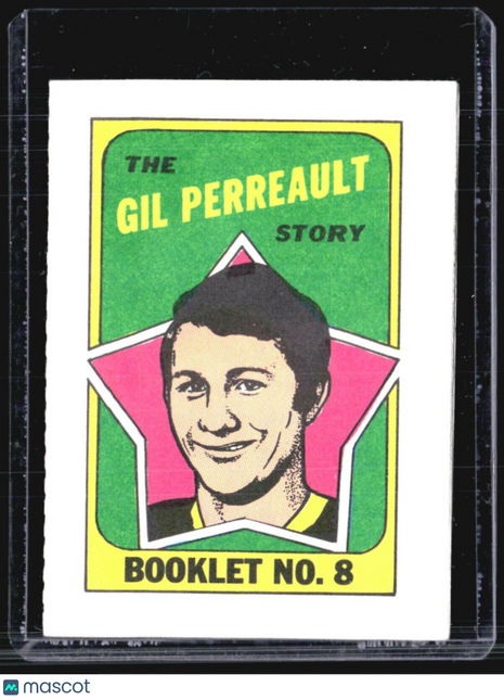 1971-72 Topps Hockey Checklist Gil Perrault #8