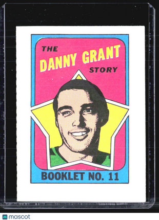 1971-72 Topps Hockey Checklist Danny Grant #11
