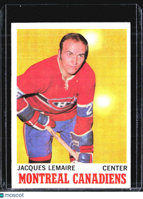 1970-71 Topps - #57 Jacques Lemaire