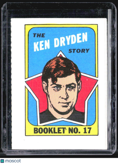 1971-72 Topps Hockey Checklist Ken Dryden #17