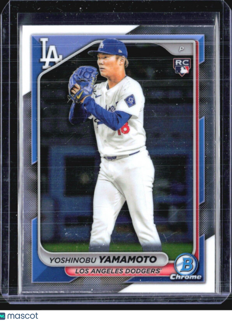 2024 Bowman Chrome - #73 Yoshinobu Yamamoto (RC)