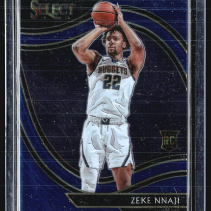 2020-21 Panini Select - Courtside #279 Zeke Nnaji (RC) blue