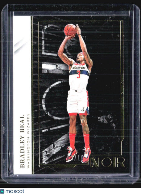 2021-22 Panini Noir - Association Edition #42 Bradley Beal /10 Gold