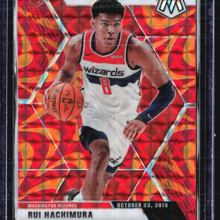 2019-20 Panini Mosaic - NBA Debut #275 Rui Hachimura (RC) Orange Reactive