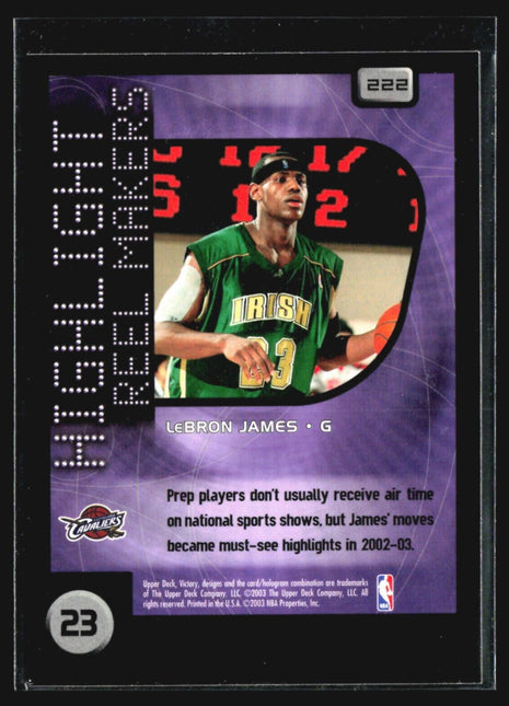 2003-04 Upper Deck Victory - Monster Jams #222 LeBron James (RC)