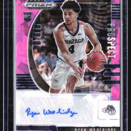 2020-21 Panini Prizm Draft Pink Ice Auto #PA-RW Ryan Woolridge