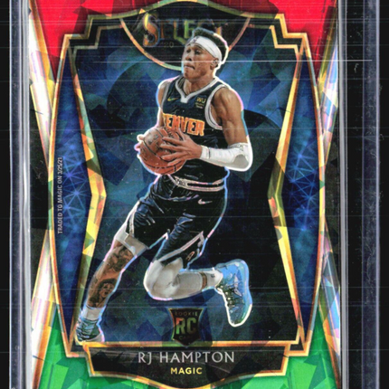 2020-21 Panini Select - Premier Level #195 R.J. Hampton (RC) Red Green Ice