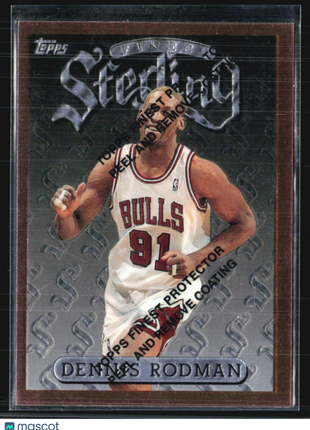 1996-97 Topps Finest - Common - Bronze #5 Dennis Rodman