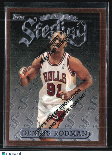1996-97 Topps Finest - Common - Bronze #5 Dennis Rodman