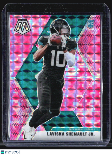 2020 Panini Mosaic - Rookies #217 Laviska Shenault Jr. (RC) Pink Camo