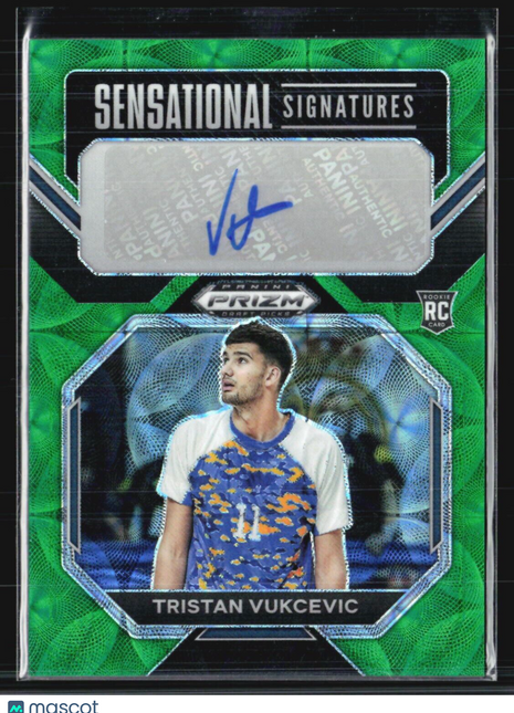 2023 Prizm Draft Tristan Vukcevic Green Scope Rc Auto /8