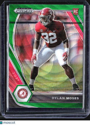 2021 Panini Prizm Draft Picks - #140 Dylan Moses (RC) Green Wave