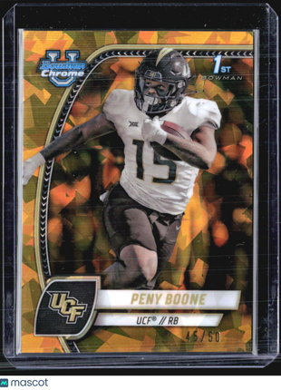 2024 Bowman U Chrome Peny boone 1st Gold Sapphire /50 #143