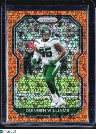 2020 Panini Prizm - Orange Disco Prizm #32 Quinnen Williams