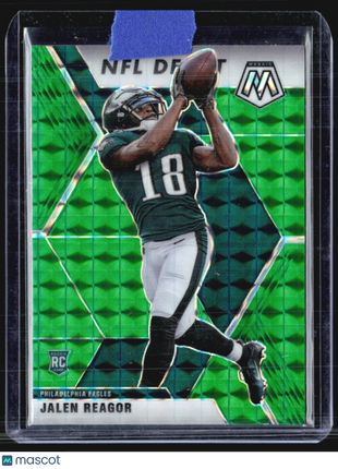 2020 Panini Mosaic - NFL Debut Mosaic Green Prizm #271 Jalen Reagor (RC)