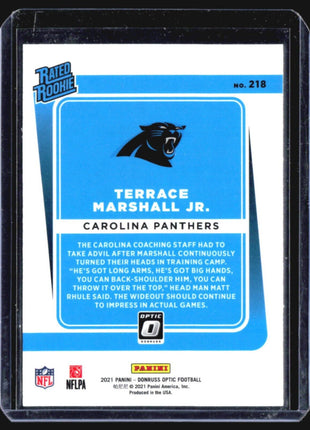 2021 Donruss Optic Terrace Marshall Rated Rookie #218