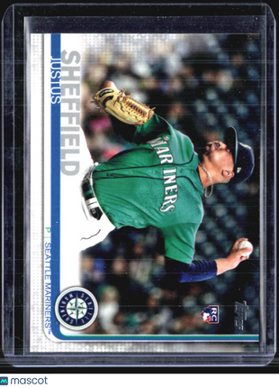 2019 Topps Update Justus Sheffield Rc #US123