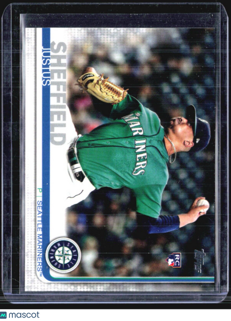 2019 Topps Update Justus Sheffield Rc #US123
