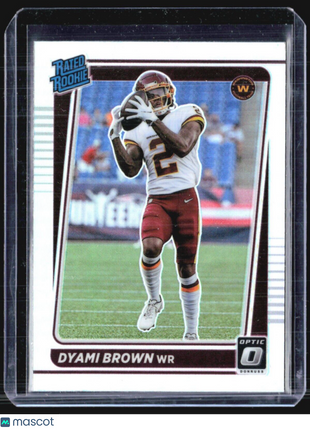 2021 Panini Donruss Optic - Rated Rookie #223 Dyami Brown (RC) Silver Holo