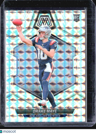 2024 Panini Mosaic Drake Maye Rc Silver Mosaic #303