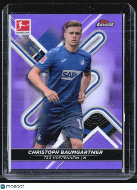 2021-22 Topps Finest Bundesliga - #78 Christoph Baumgartner Purple /250