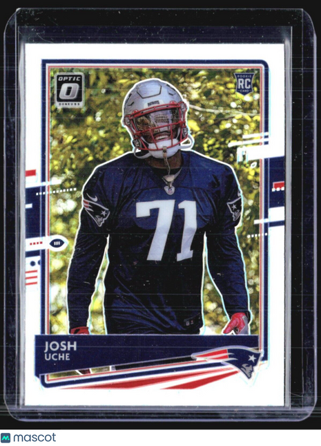 2020 Donruss optic Josh Uche Silver Holo Rc #137