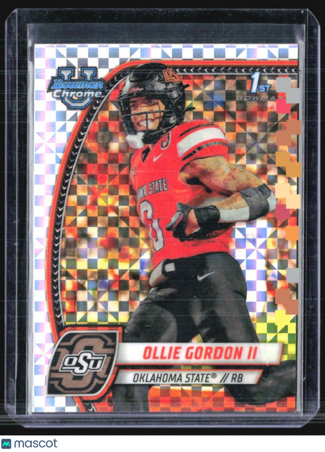 2024 Bowman U Chrome Ollie Gordon 1st Xfractor #197
