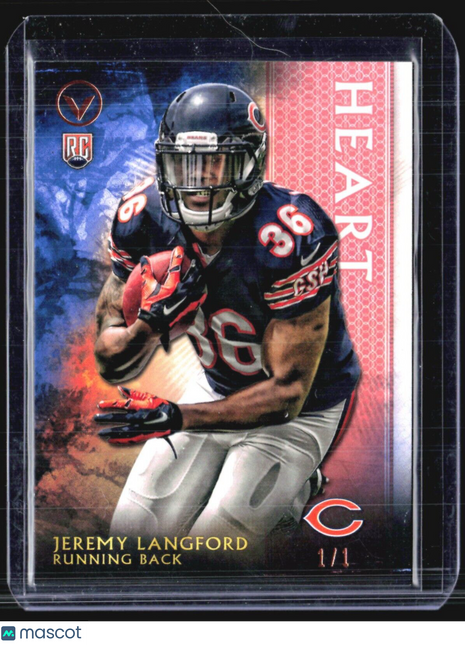 2015 Topps Valor - #101 Jeremy Langford (RC)