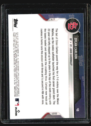 2021 Topps Now - #49 Dylan Carlson (RC)