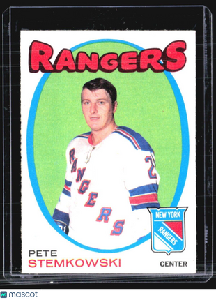 1971-72 O-Pee-Chee - #217 Pete Stemkowski