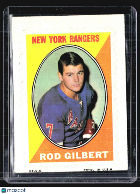 1970-71 Topps - Sticker Stamps Rod Gilbert