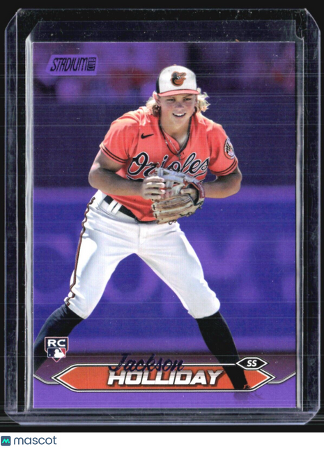 2024 Topps Stadium Club - #211 Jackson Holliday (RC) Purple /75