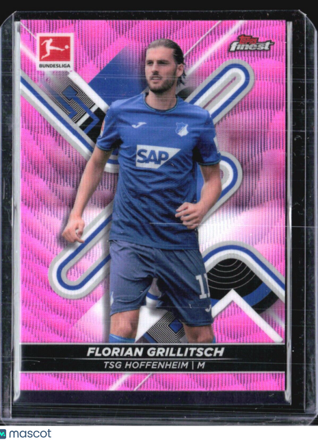 2021-22 Topps Finest Bundesliga - #75 Florian Grillitsch  Pink Wave /300