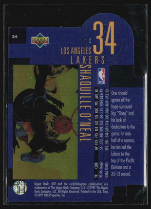1997 UD3 Hologram Shaquille O'Neal #34