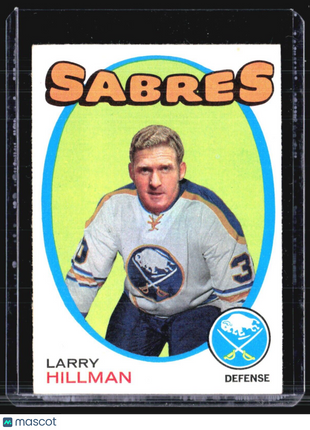 1971-72 O-Pee-Chee - #168 Larry Hillman