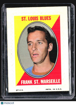 1970-71 Topps - Sticker Stamps Frank St. Marseille