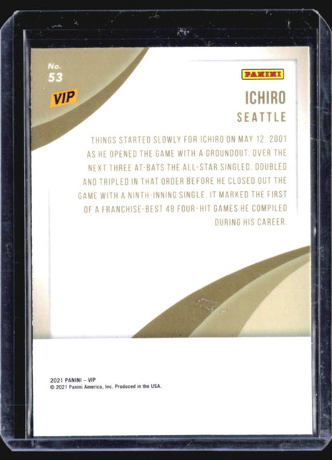 2021 Panini National Convention VIP Gold Pack - #53 Ichiro Suzuki