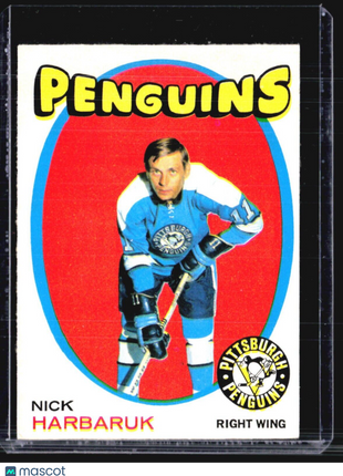 1971-72 O-Pee-Chee - #191 Nick Harbaruk (RC)