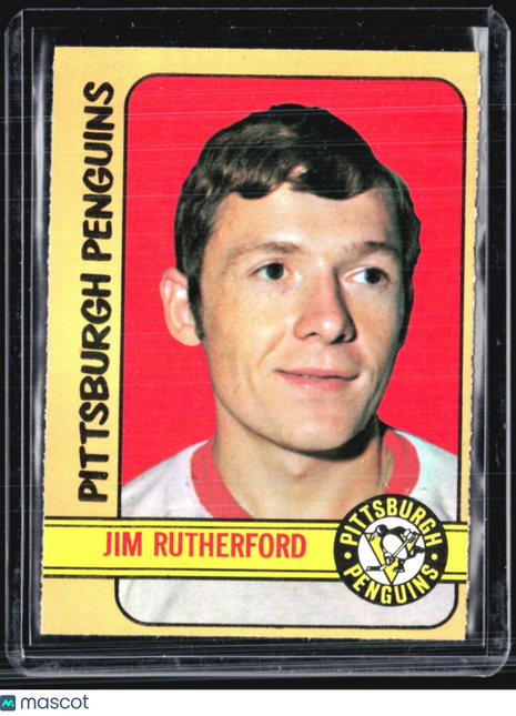 1972-73 O-Pee-Chee - #15 Jim Rutherford (RC)