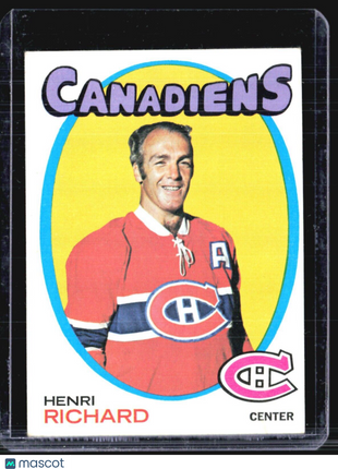 1971-72 Topps - #120 Henri Richard