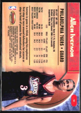 1998-99 Bowman's Best - #10 Allen Iverson