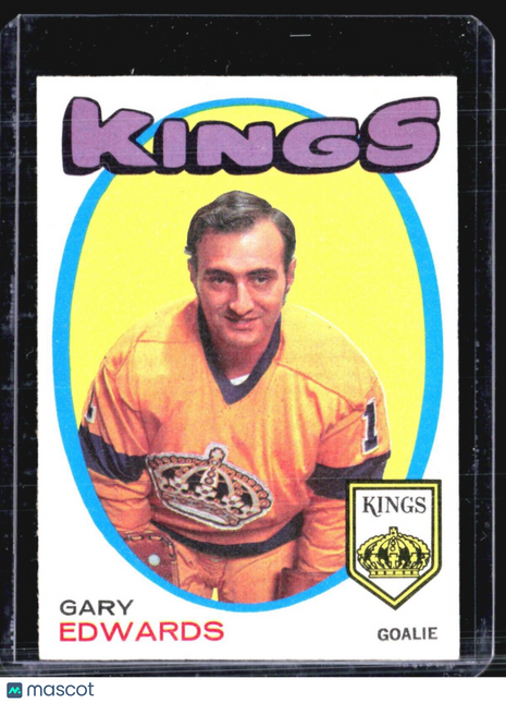 1971-72 O-Pee-Chee - #155 Gary Edwards (RC)