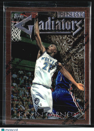 1996-97 Topps Finest - Common - Bronze #66 Kevin Garnett