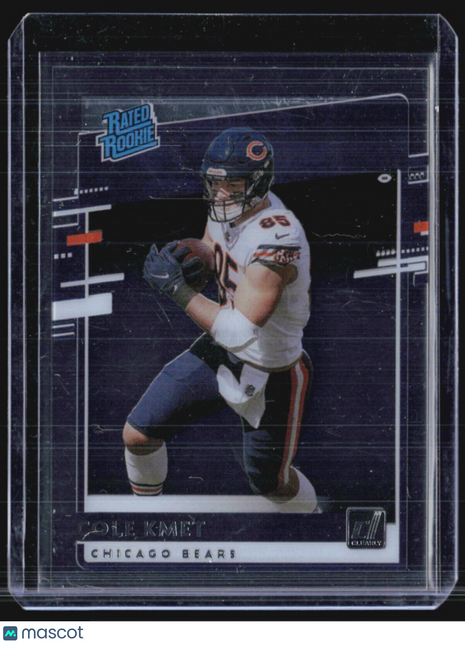 2021 Donruss Clearly Cole Kmet Rated Rookie #RR-CK