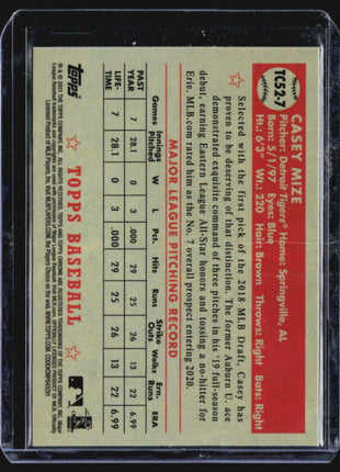 2021 Topps - Chrome 1952 Topps Redux #TC52-7 Casey Mize (RC)