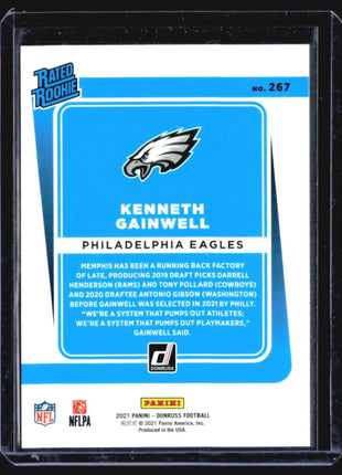 2021 Panini Donruss - Rated Rookie #267 Kenneth Gainwell (RC) Red Press Proof