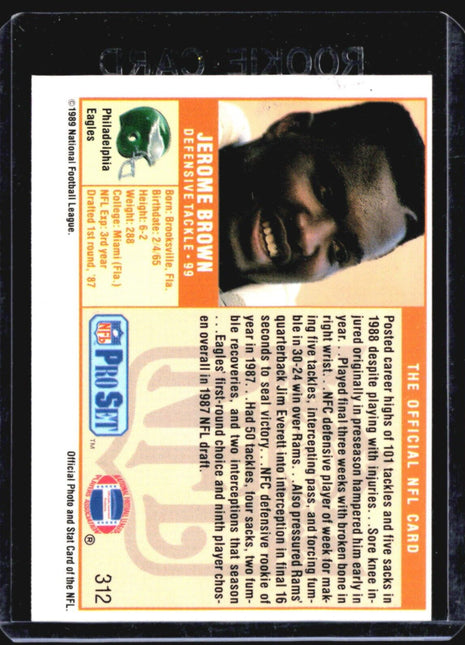 1989 Pro Set - #312 Jerome Brown