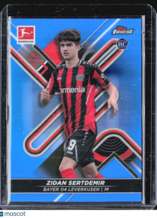 2021-22 Topps Finest Zidan Sertdemir Rc Blue Refractor /150 #100