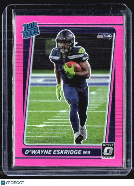 2021 Donruss Optic D'wayne Eskridge Rated Rookie Pink #219