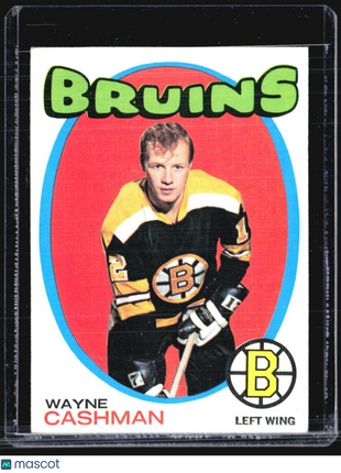 1971-72 Topps - #129 Wayne Cashman